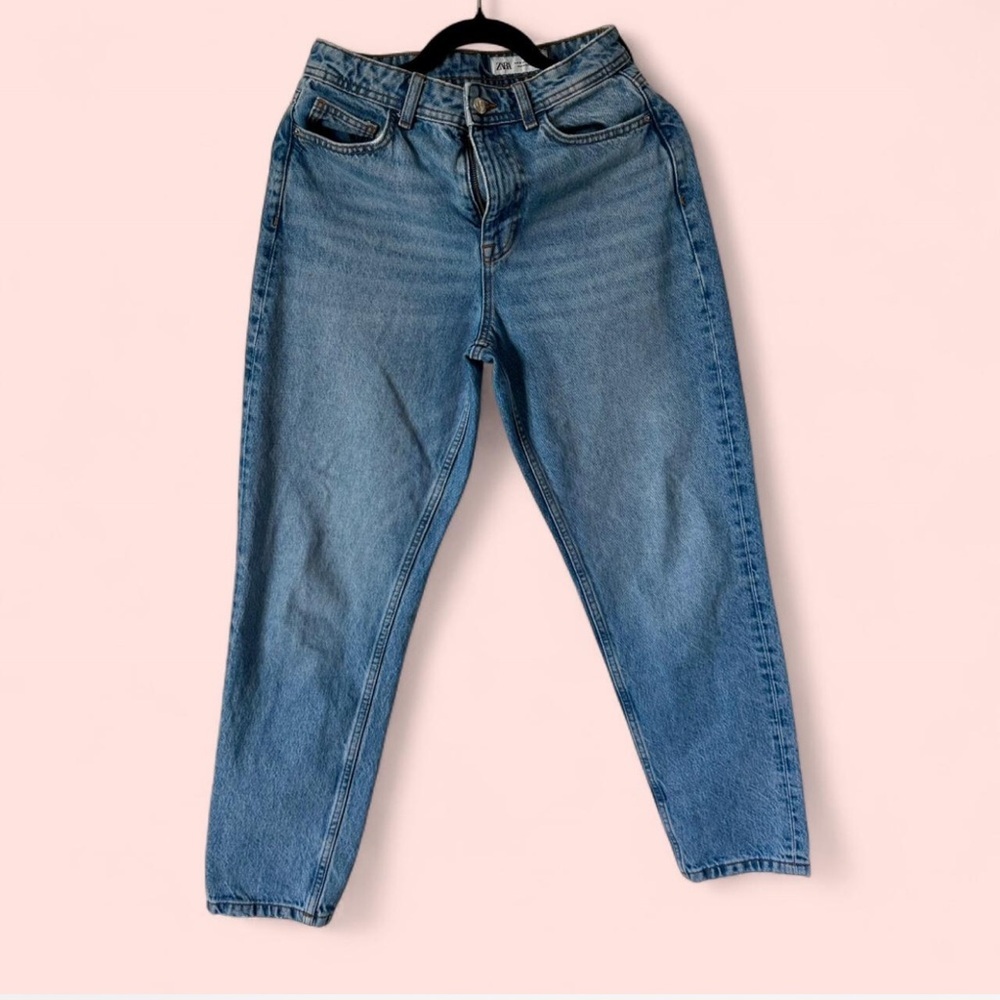 Zara Blue mom Jeans